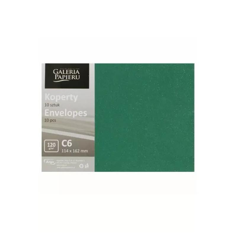 Koperta C6 Mika Zielony 120g  a 10szt.   280248