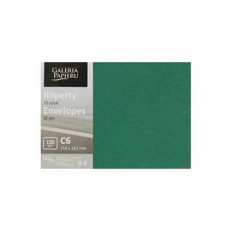 Koperta C6 Mika Zielony 120g  a 10szt.   280248