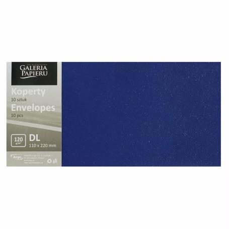 Koperta DL Mika granatowy a 10szt. 280146