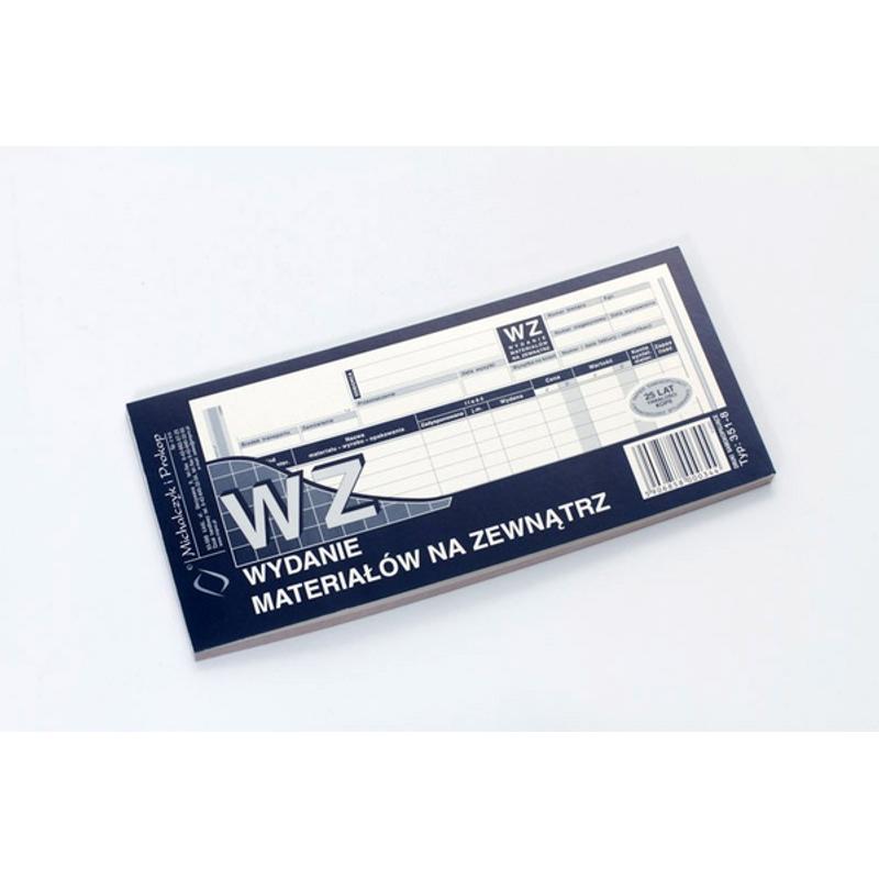 Druk WZ mały 351-8  1/3 A4