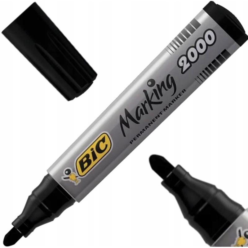 Marker BIC  permanentny okrągła koncówka czarny