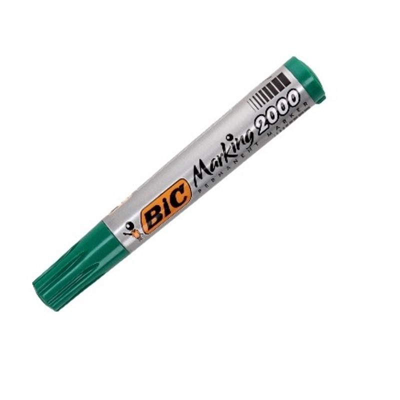 Marker BIC  permanentny okrągła koncówka zielony