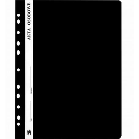 Teczka do akt osobowych- skoroszytowe TRES Czarne