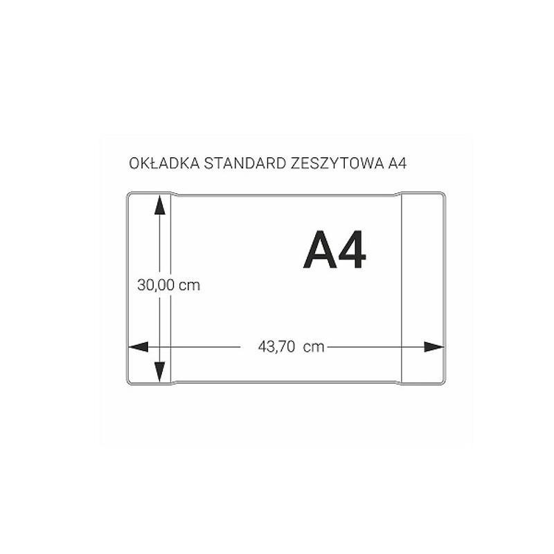 Okładka na podręcznik A4 BIURFOL samoregulowana  1szt. (303mm x 437mm)