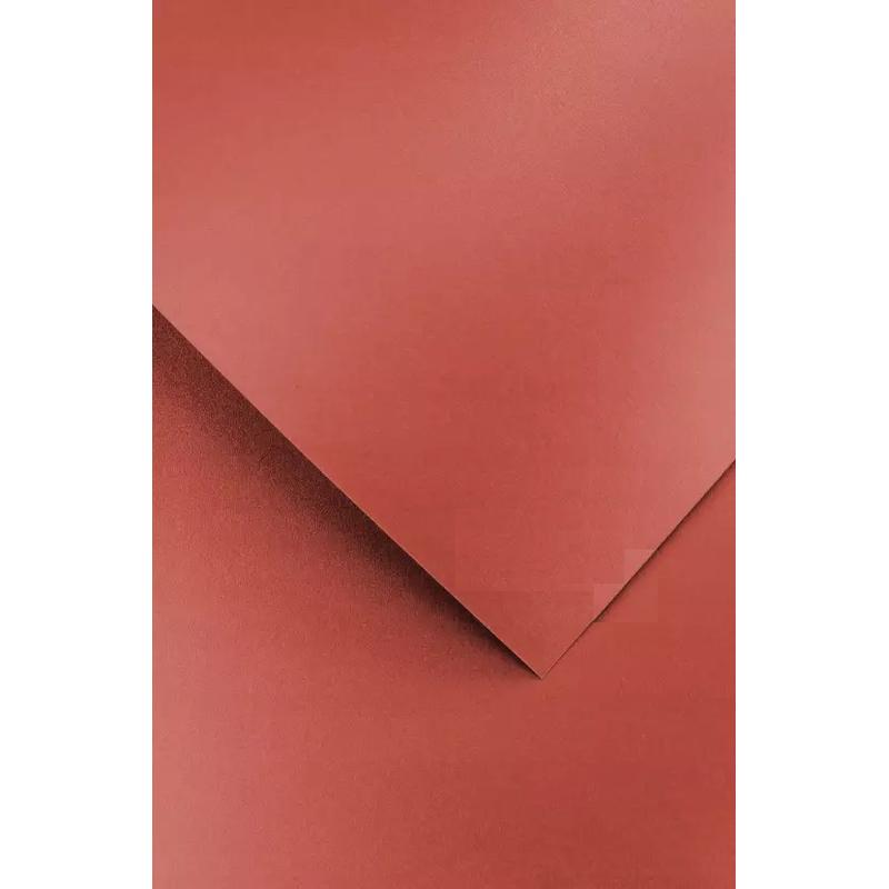 Papier wizytówkowy ozdobny GALERIA PAPIERU PEARL  210g/20 ark.- czerwony  205455