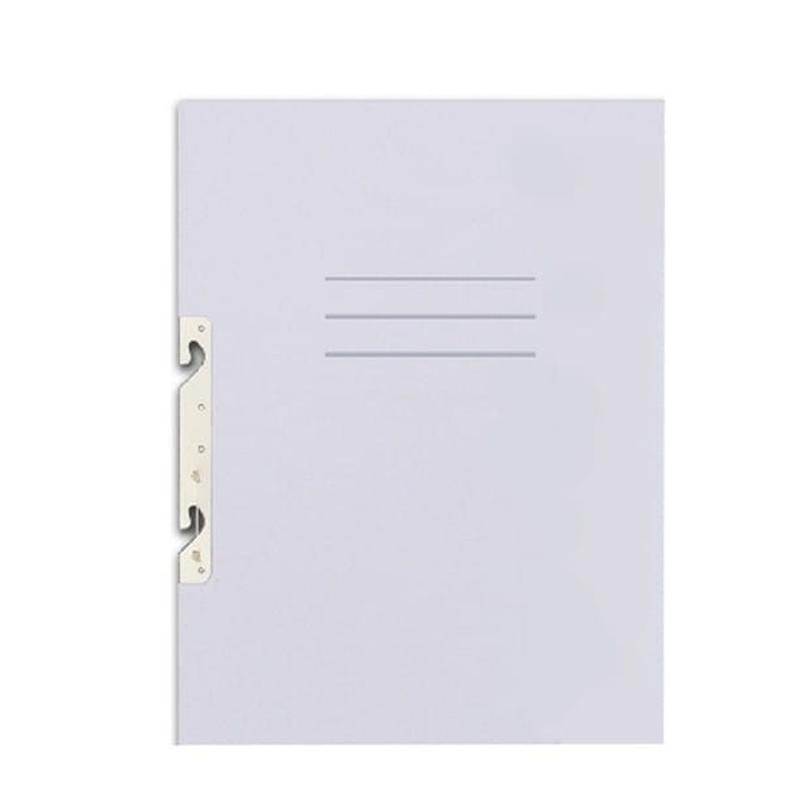 Skoroszyt papierowy Barbara A4 oczkowy , biały 250g - połówka 1/2