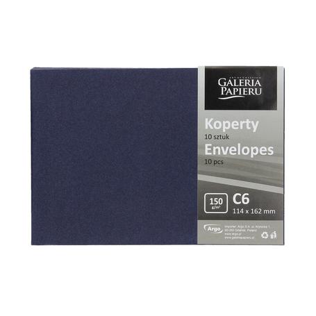Koperta ozdobna C6 Pearl Ciemny Niebieski 130g 280231 a 10szt.
