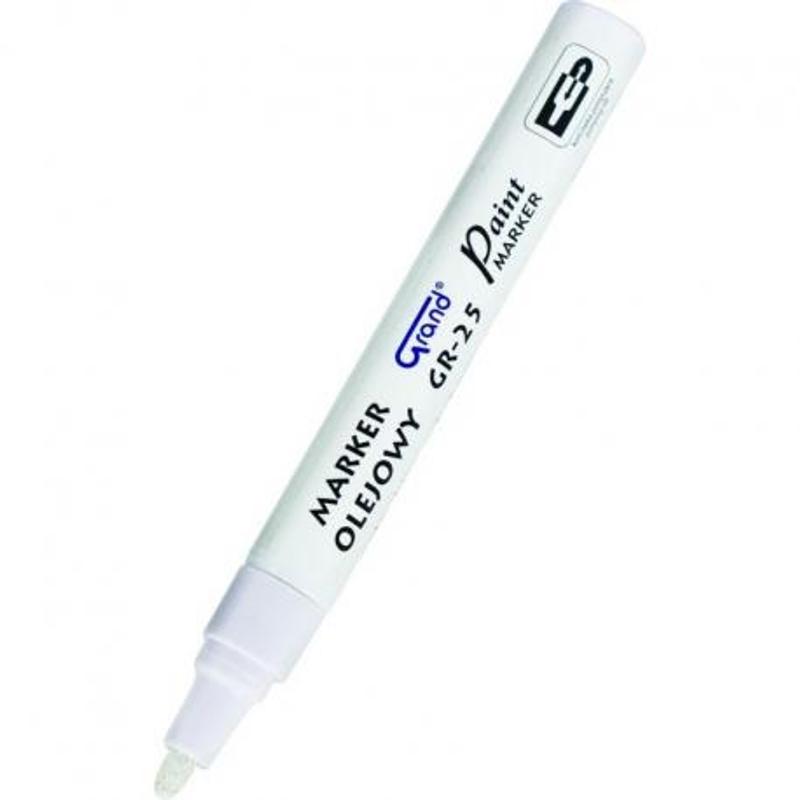 Marker olejowy GRAND GR-25 Biały