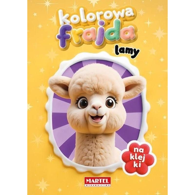 MARTEL Kolorowanka KOLOROWA FRAJDA Lamy  a'8szt.  + naklejki
