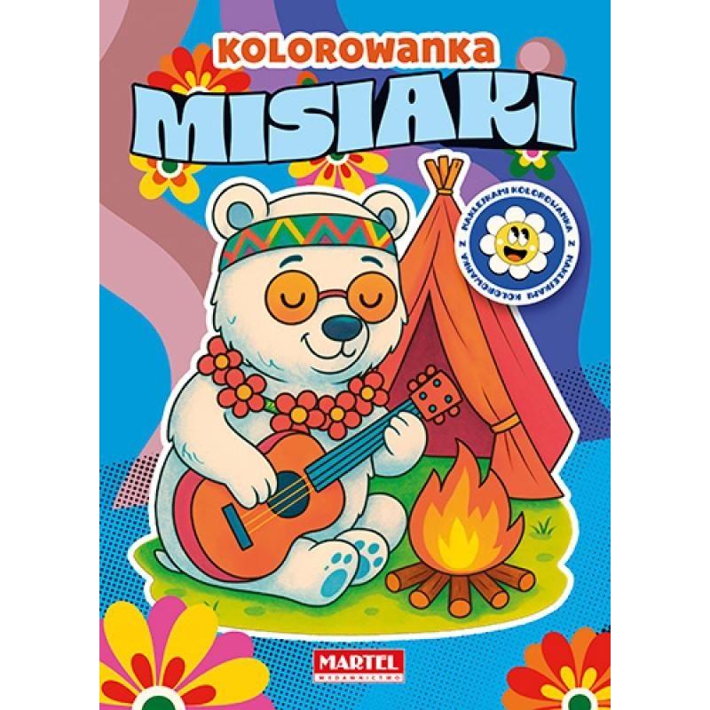 MARTEL Kolorowanka MISIAKI   a'8szt. + naklejki