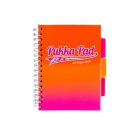 Notes A5 na spirali 100k PUKKA PAD Project Book Pomarańczowy