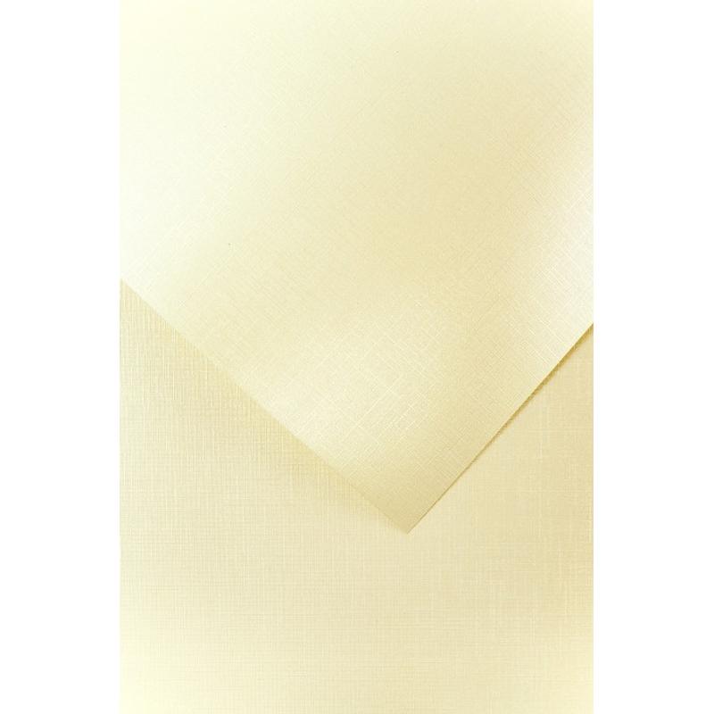 Papier wizytówkowy ozdobny GALERIA PAPIERU HOLLAND A4 200 g/ 20 ark. – kremowy 200504