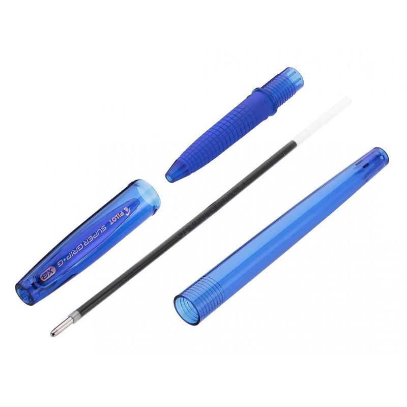 Długopis PILOT  Super Grip XB 1,60 ze skuwką NIEBIESKI