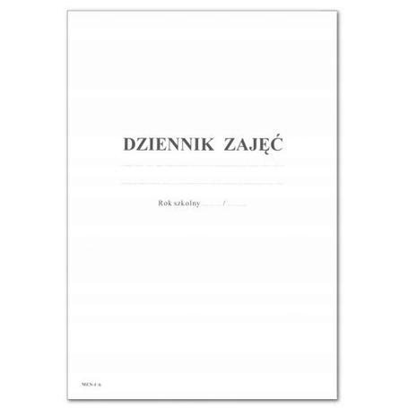 Druk Dziennik Zajęć typ I/6