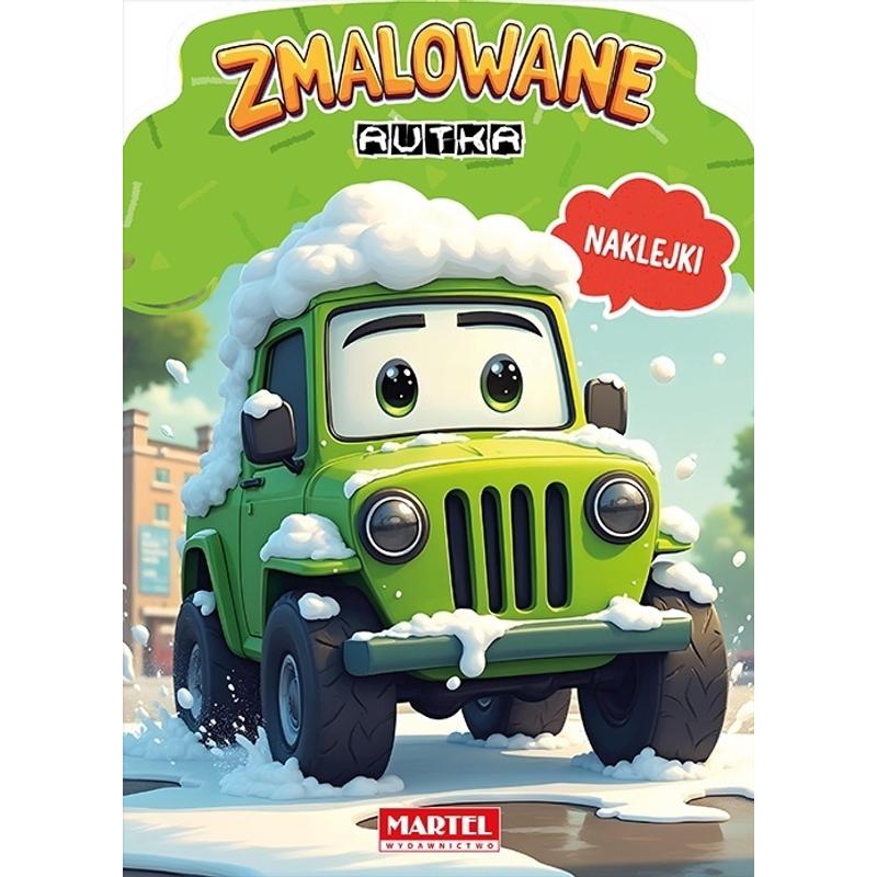MARTEL Kolorowanka ZMALOWANE AUTKA + naklejki  a'16stron