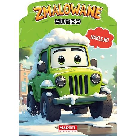MARTEL Kolorowanka ZMALOWANE AUTKA + naklejki  a'16stron