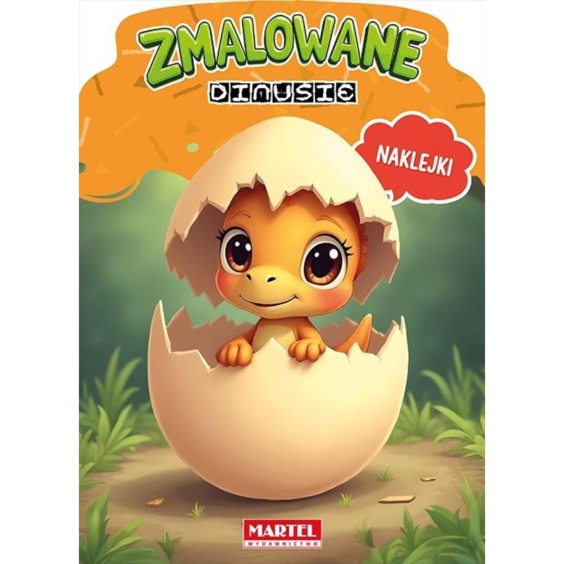 MARTEL Kolorowanka ZMALOWANE DINUSIE + naklejki  a'16stron