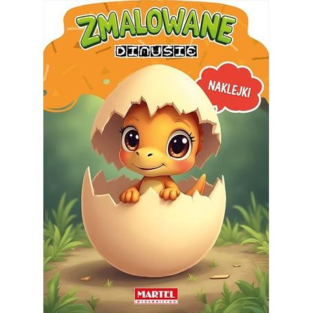 MARTEL Kolorowanka ZMALOWANE DINUSIE + naklejki  a'16stron