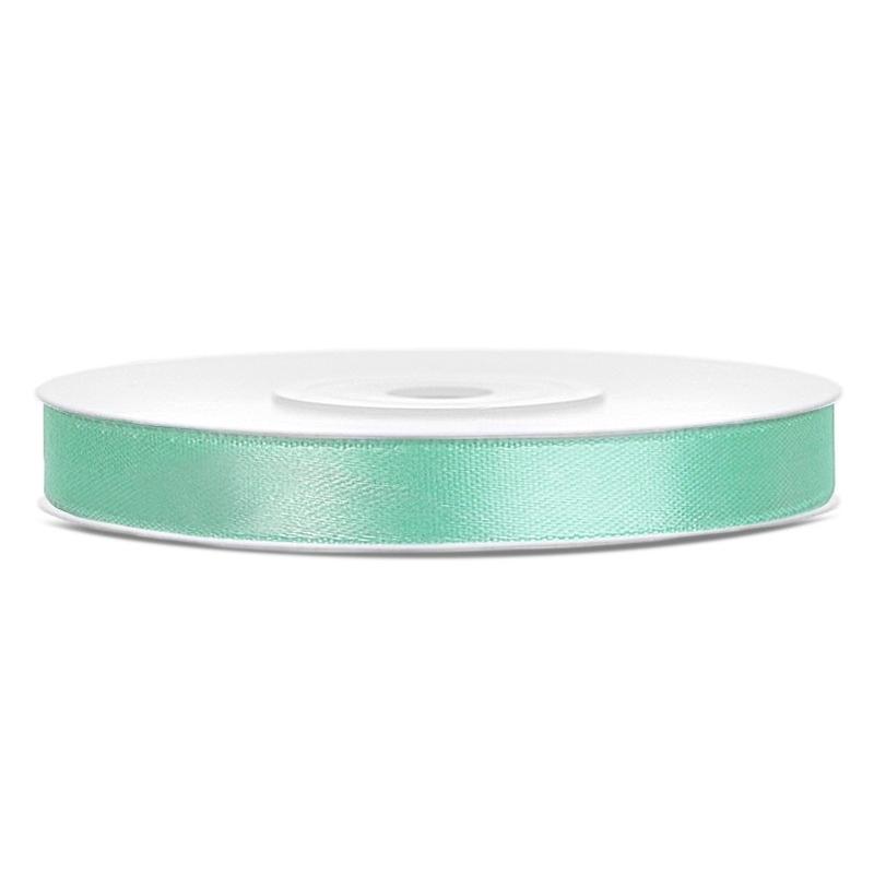 Wstążki satynowe 6mm/25m PARTY DECO  pistacjowy