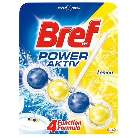 Kostka WC BREF Power Aktiv - Cytryna