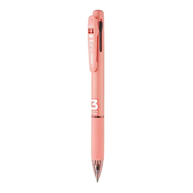 Długopis MONAMI Flip 3 Brzoskwiniowa obudowa - 4 kolory  0,7mm