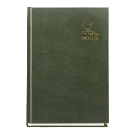 Kalendarz pedagoga A5 T-150V-Z - zielony