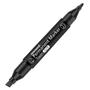 Marker MONAMI 109 permanentny dwustronny - czarny