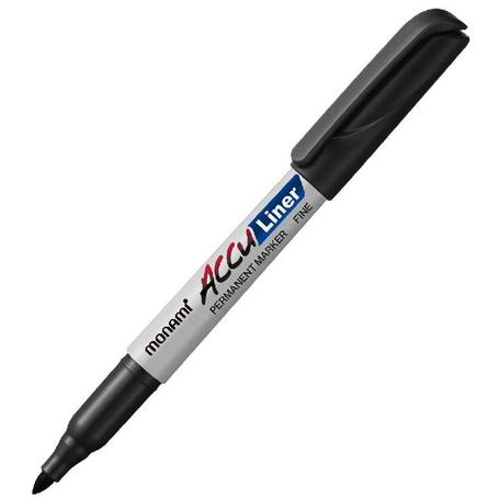 Marker MONAMI AccuLiner permanentny - czarny