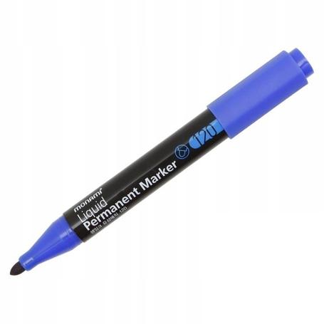 Marker MONAMI permanentny SigmaFlo B120 niebieski - okrągła końcówka