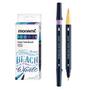 Pisaki  MONAMI 12 kolorów dwustronne, pędzelkowe BRUSHPEN Ocean Blue - a'6szt.