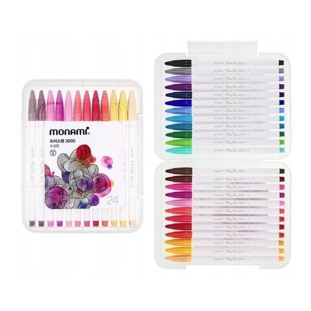 Cienkopis MONAMI 24 kolory Plus Pen 3000 - mix kolorów