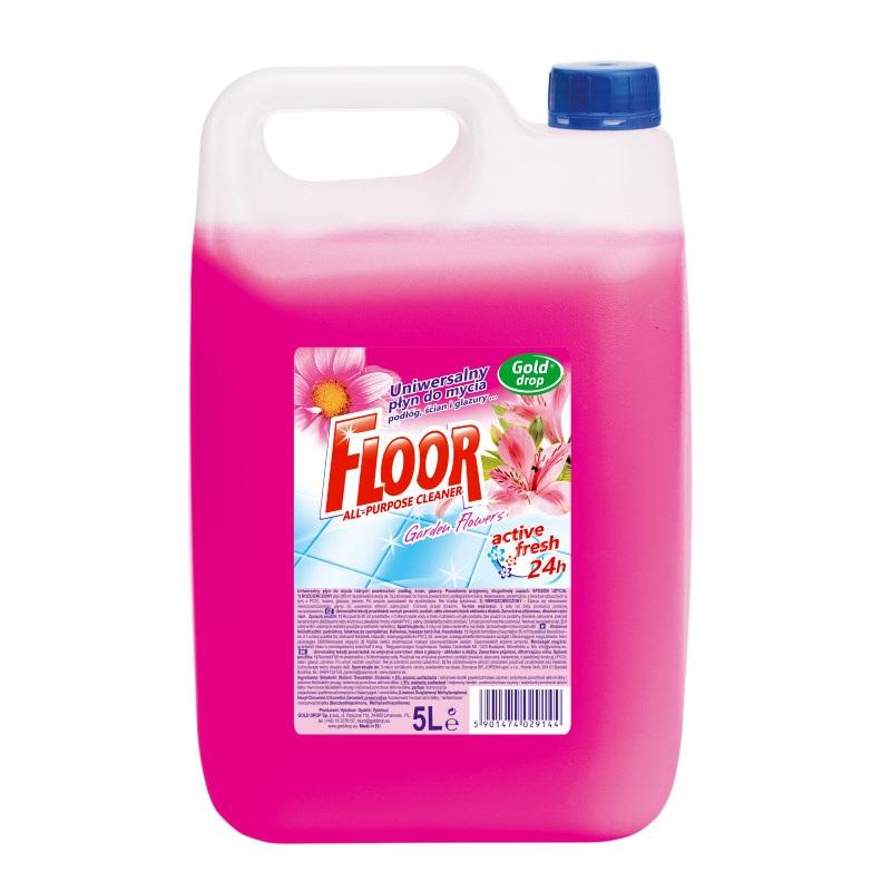 Płyn FLOOR uniwersalny 5L - różowy