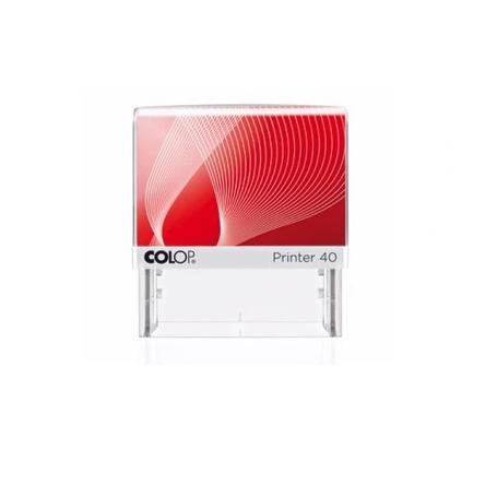 Automat do pieczątki bez gumki COLOP PRINTER IQ 40 poduszka nienasączona BLANCO