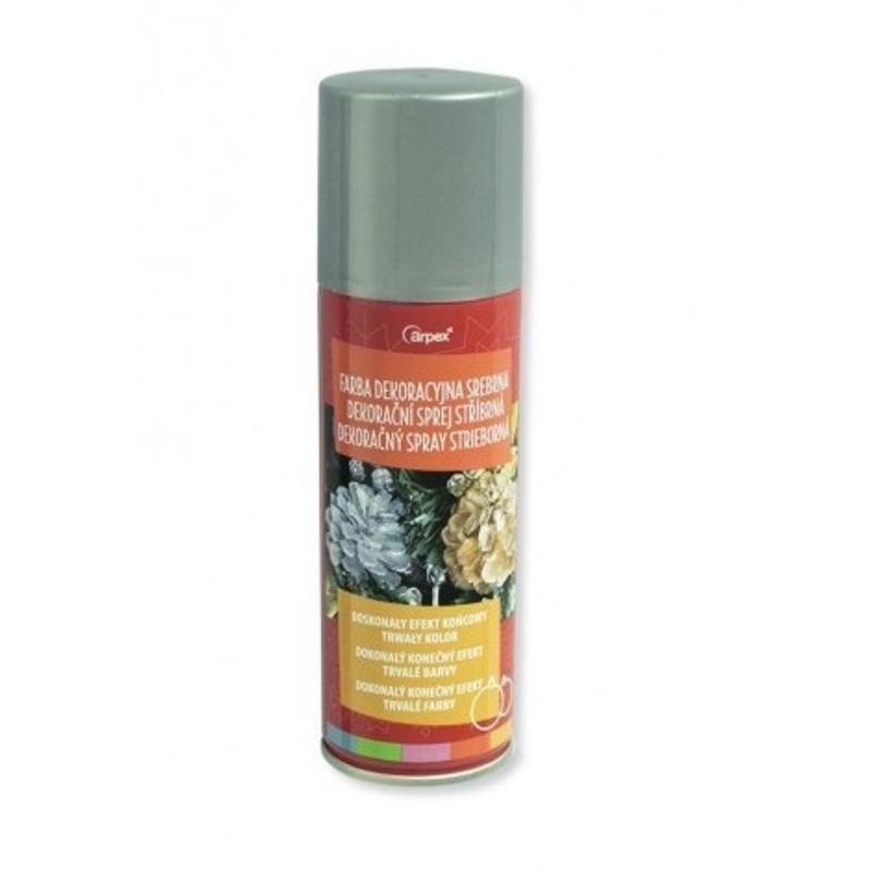 Farba srebrna w spray - Tekstykolor 150 ml