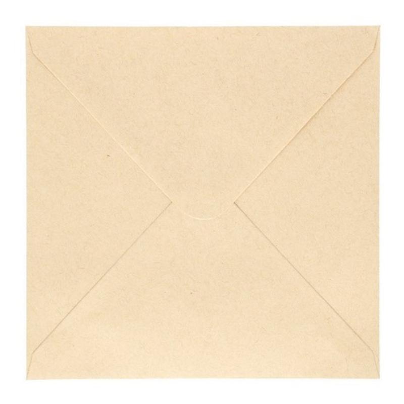 Koperta ozdobna 16,0x16,0  Nature beżowy KRAFT 120g  a 10szt. 280320