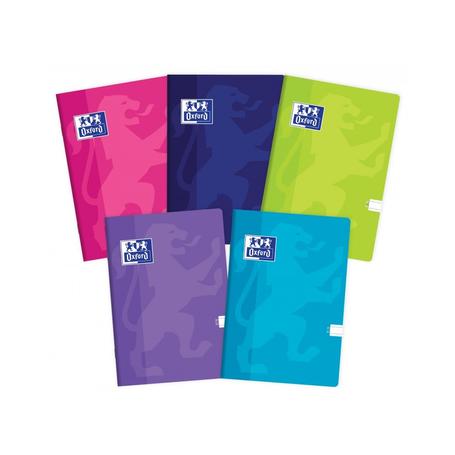 Zeszyt A5 32k  trzylinie OXFORD TOUCH pastel z marginesem mix okładek