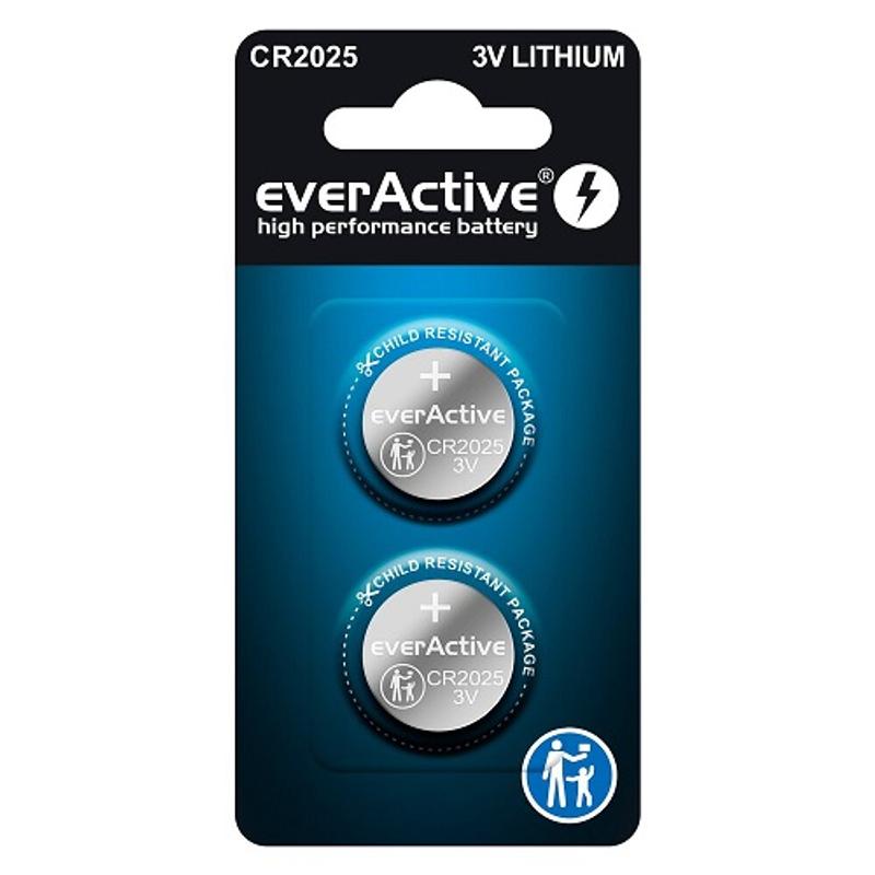 Bateria EVERACTIVE 2025 opakowanie zawiera 2 sztuk