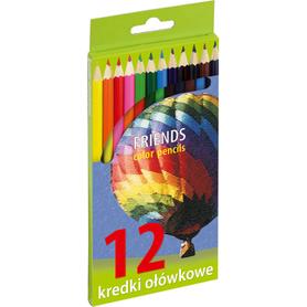 Kredki  ołówkowe 12 kolorów KWTrade UNIONL