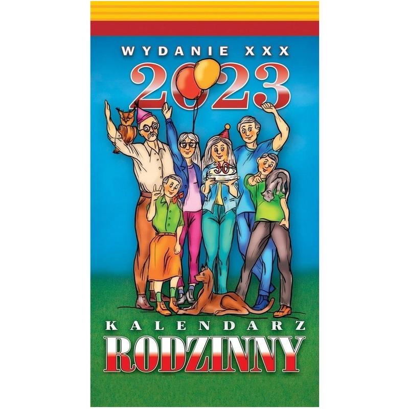 Kalendarz 2026 rodzinny TELEGRAPH zdzierak