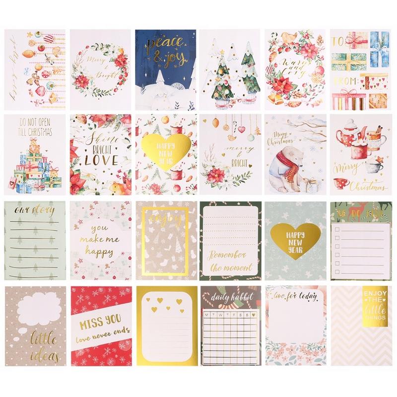 Karta okolicznościowa - Karnet B6 Cyferki brokatowe