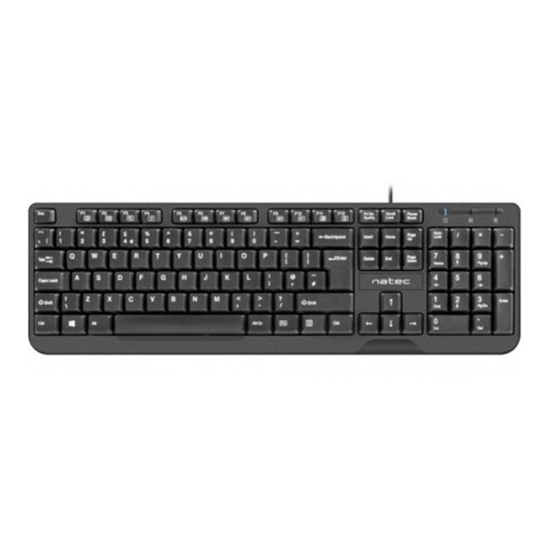 Klawiatura przewodowa NATEC TROUT czarny