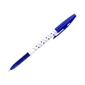 Długopis TOMA 059 SUPERFINE  nasadka - niebieski