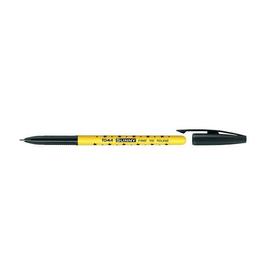 Długopis TOMA Sunny (żółty) TO-050  nasadka  kolor Czarny