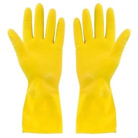 Rękawice gumowe PLAST "L" - żółte