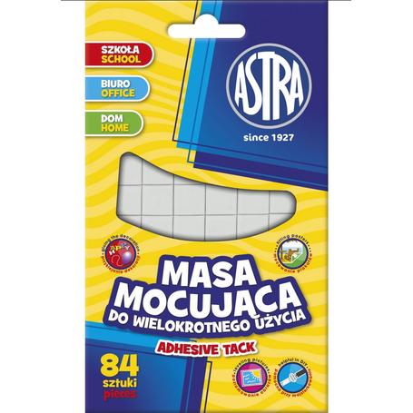 Klej masa mocująca Astra 50g 84 kwadraciki