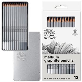 Ołówek techniczny WINDSOR zestaw 12szt. (4H-6B)