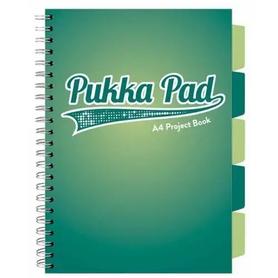 Notes A4 na spirali 200k PUKKA PAD Project Book zielony - 3104(DL)-WPC