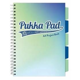 Notes A4 na spirali 200k PUKKA PAD Project Book zielonofioletowy - 3119(SM)-WPC