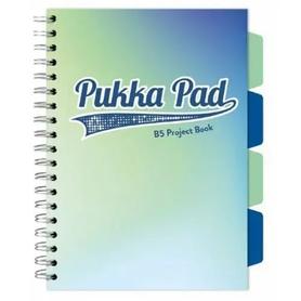 Notes B5 na spirali 200k PUKKA PAD Project Book - 3118(SM)-WPC - zielonofioletowy