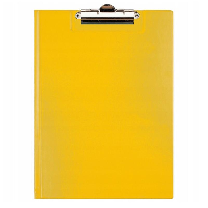 Klip A4-Teczka TRES PCV - żółty